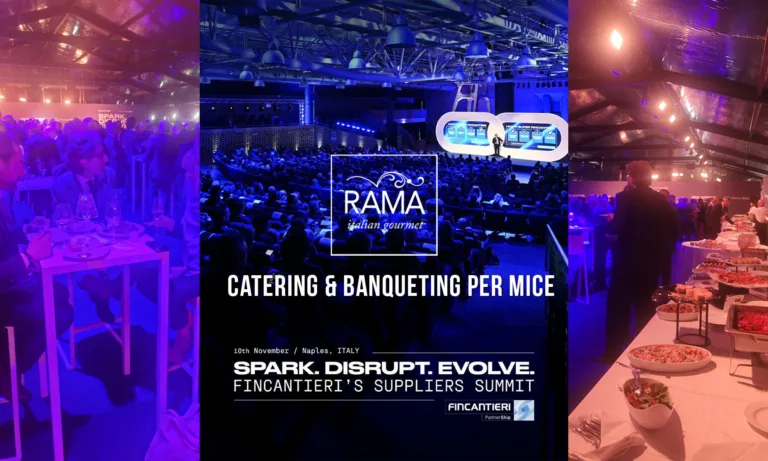 Rama Eventi firma il catering del PartnerShip Summit 2025 di Fincantieri a Napoli